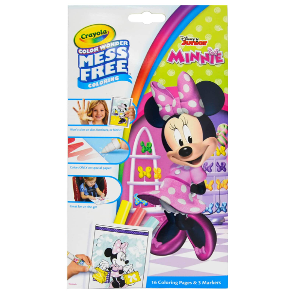 Crayola Disney Junior Minnie Colour Wonder Mess Free Set 