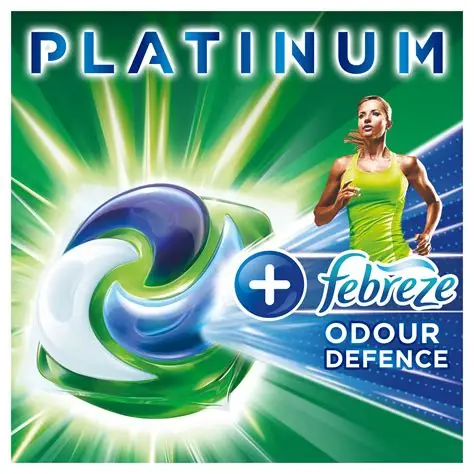 Ariel Platinum Pods with Febreze Odour Defence, 34 Washes