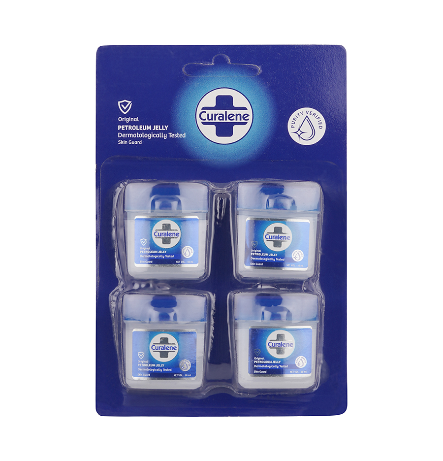 Curalene Original Petroleum Jelly 4 x 10ml Pocket Size Pots