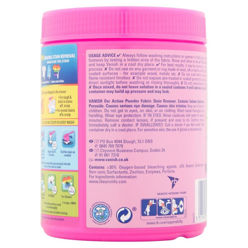 Vanish Oxi Action Colour Safe Powder (3 x 650g)