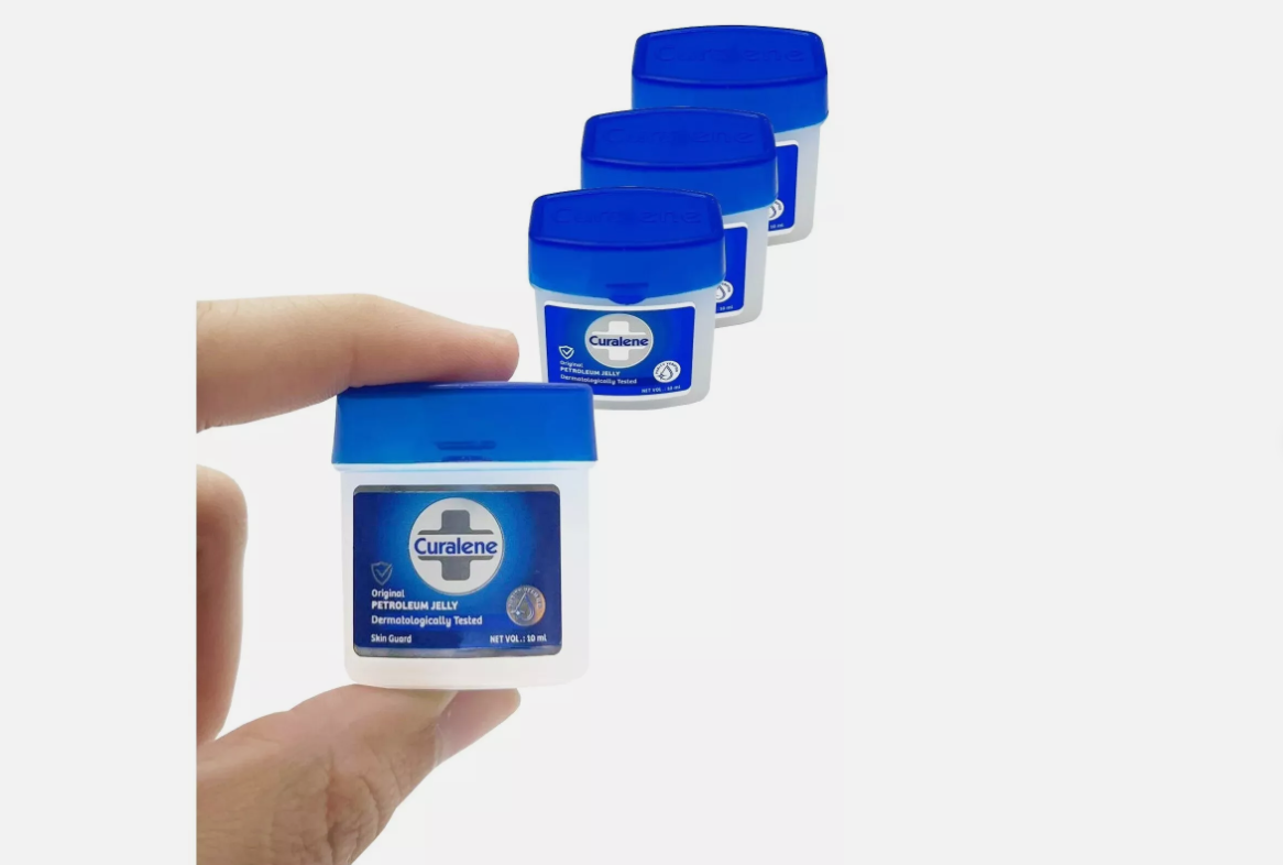 Curalene Original Petroleum Jelly 4 x 10ml Pocket Size Pots
