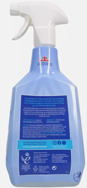 Astonish Fabric Refresher Cotton Fresh 750ml