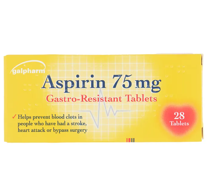Galpharm Aspirin 75mg Tablets 28 Pack