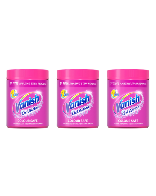 Vanish Oxi Action Colour Safe Powder (3 x 650g)