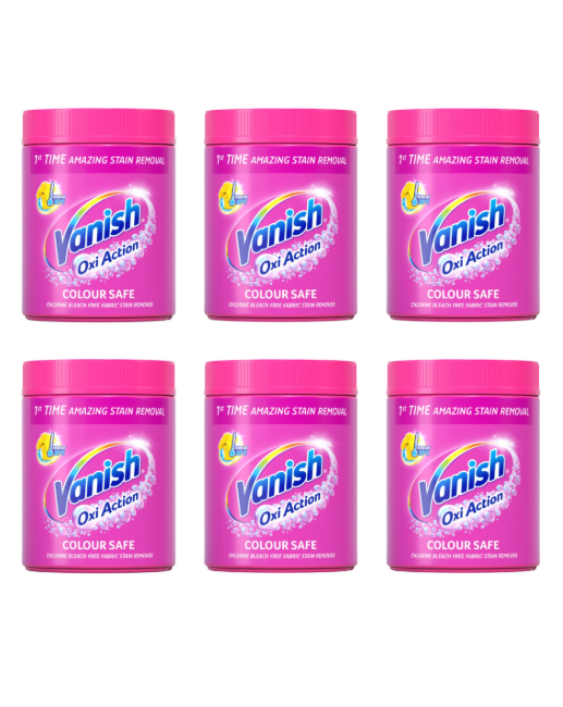 Vanish Oxi Action Colour Safe Powder (6 x 650g)