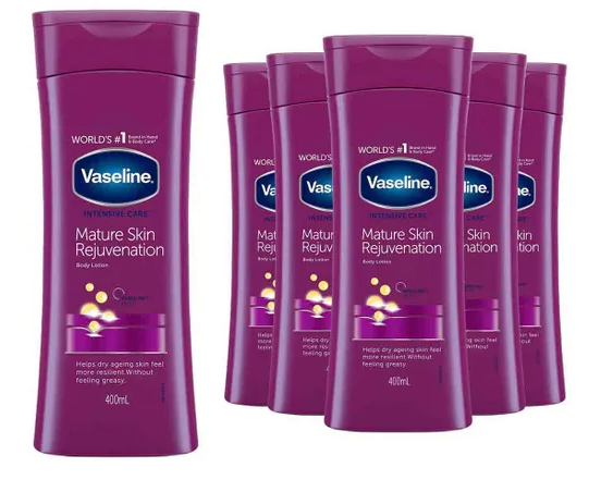 Vaseline Mature Skin Rejuvenation Body Lotion (6 x 400ml)