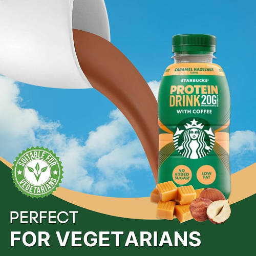 Starbucks Caramel Hazelnut Flavour Protein Drink (8 x 330ml)