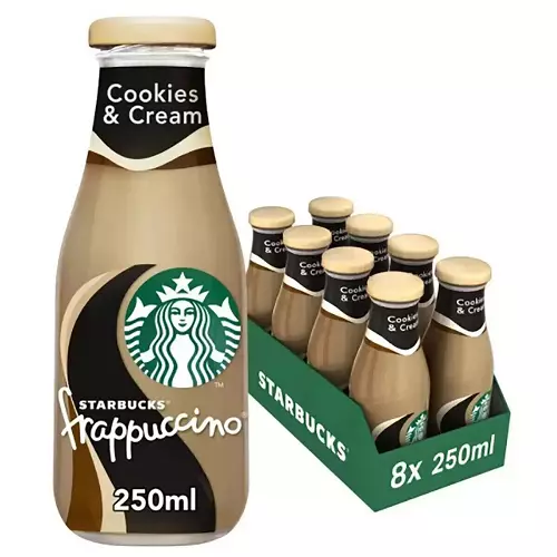 Starbucks Frappuccino Cookies & Cream Coffee Drink 8x 250ml