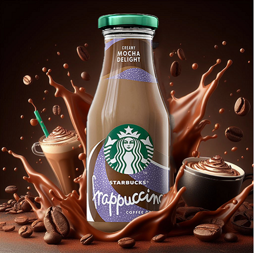 Starbucks Frappuccino Creamy Mocha Delight Bottle Drink (8x 250ml)