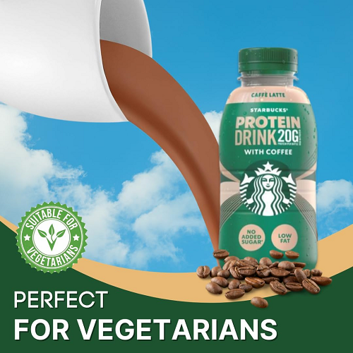 Starbucks Caffe Latte Flavour Protein Drink (8 x 330ml)