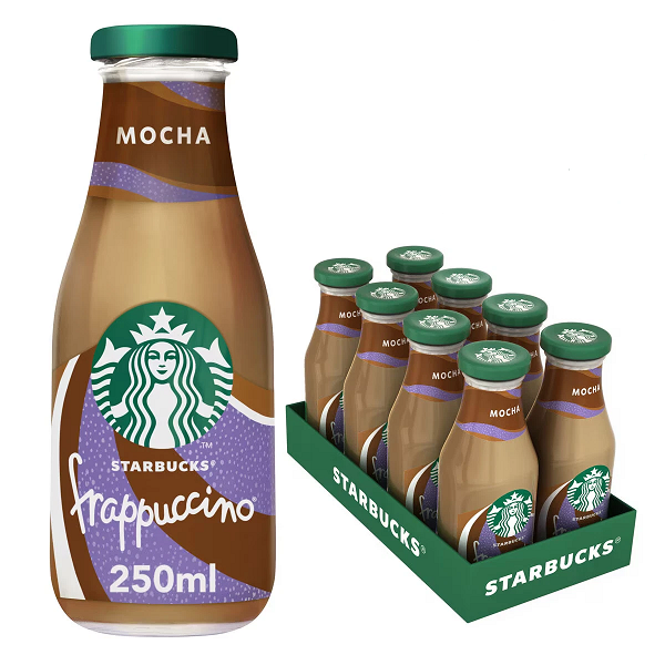 Starbucks Frappuccino Creamy Mocha Delight Bottle Drink (8x 250ml)