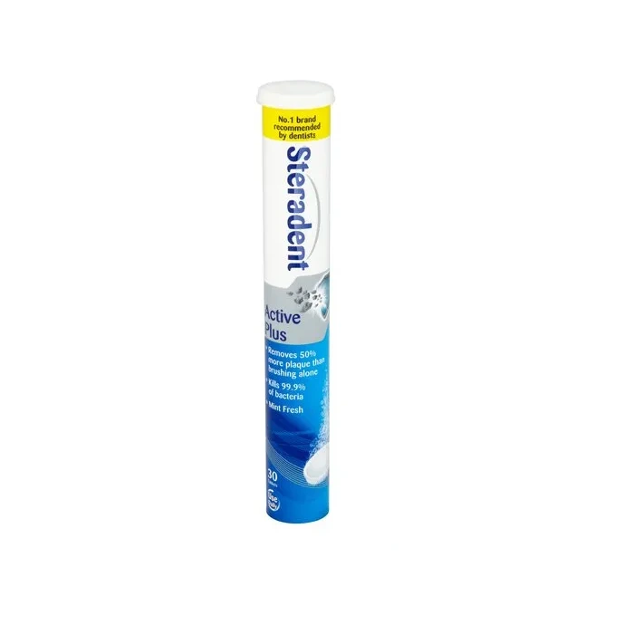 Steradent Active Plus Denture Cleaner 30 Tablets