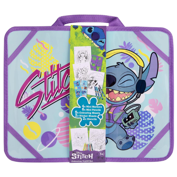 Disney Stitch Travel Painting Table Pens And stickers Set for Unisex