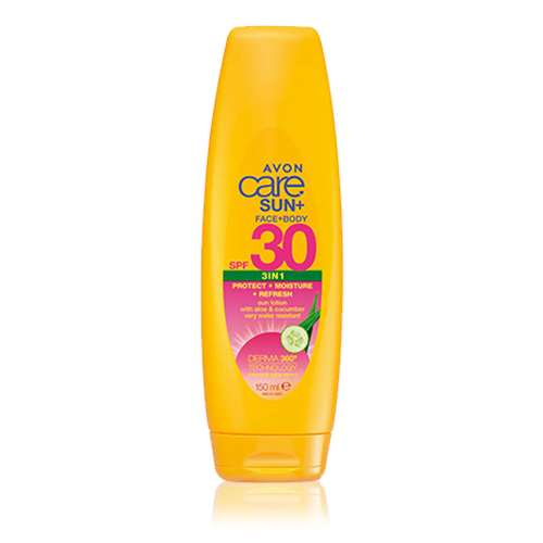 Avon Care Sun Refreshing 3-in-1 Face and Body Sun Cream Lotion SPF30 150ml