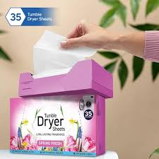 Swirl Tumble Dryer Sheets Spring Fresh Scent 35 Pack