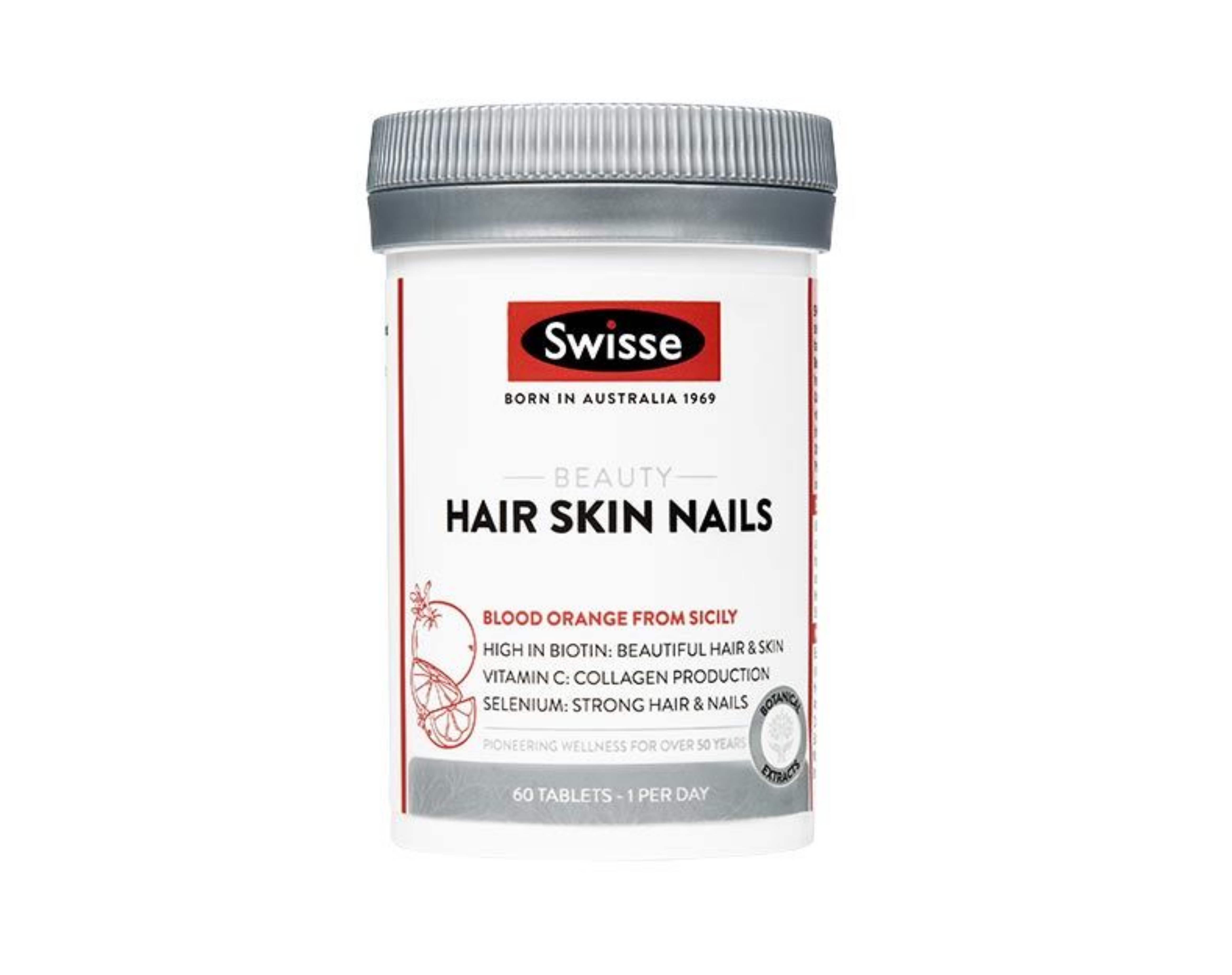Swisse Beauty Hair Skin Nails Vitamins 60x Tablets