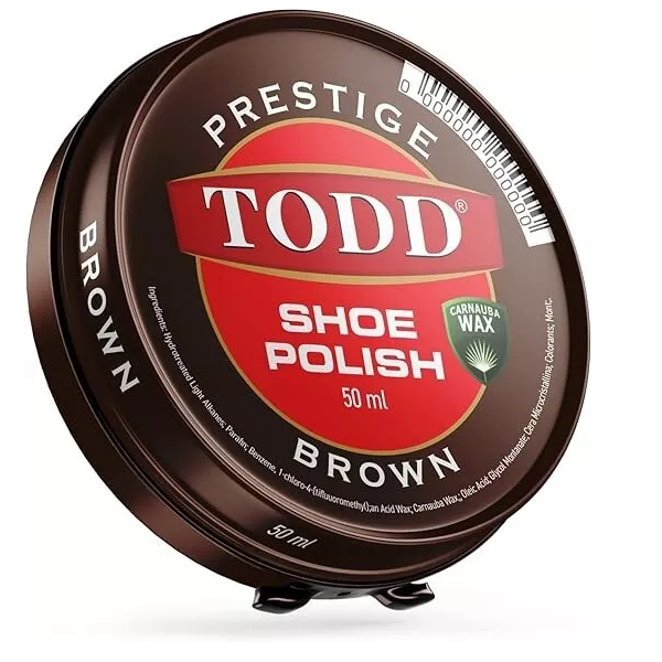 TODD Prestige Shoe Polish Brown 50ml