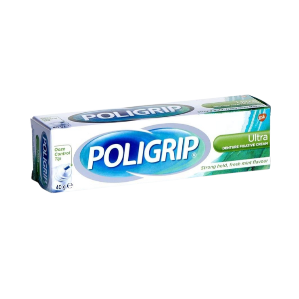 Poligrip Ultra Denture Fixative Cream 40g