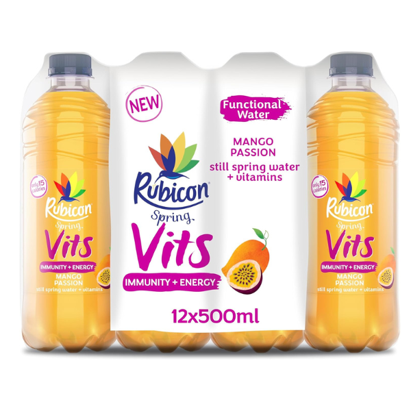 Rubicon Spring Vits Mango Passion 12 x 500ml