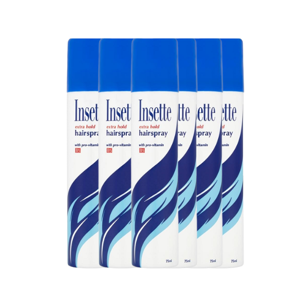 Insette Extra Hold Hair Spray 6 x 300ml