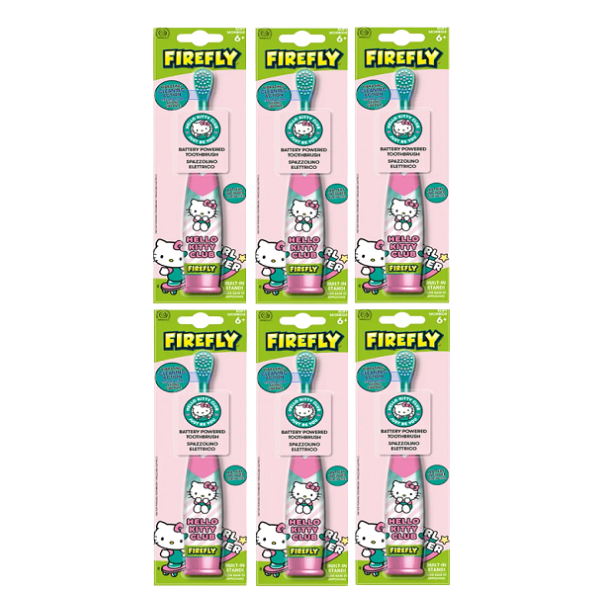 Firefly Hello Kitty Club Electric Toothbrush 6pcs