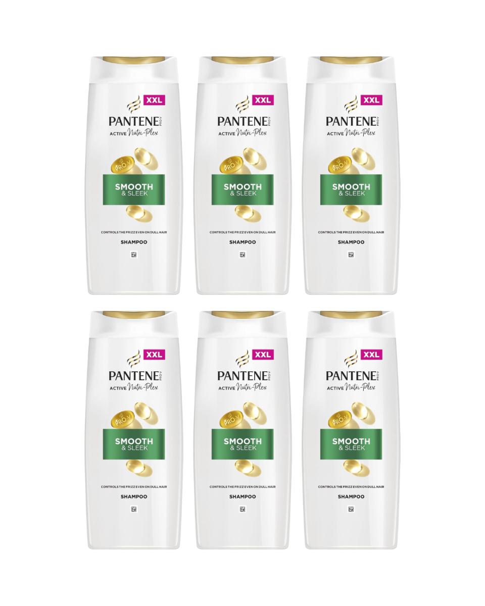 Pantene Smooth and Sleek Shampoo (6 x 700ml)