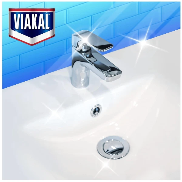 Viakal 3 in 1 Disinfectant Bathroom Limescale Remover Spray 10 x 500ml