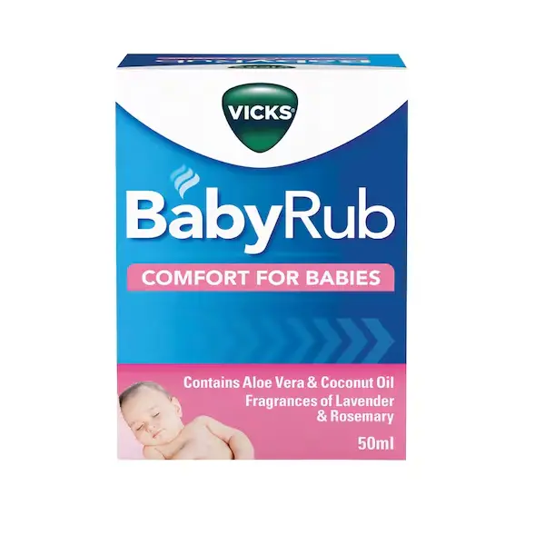 Vicks BabyRub - Moisturising and Soothing Comfort - 50g