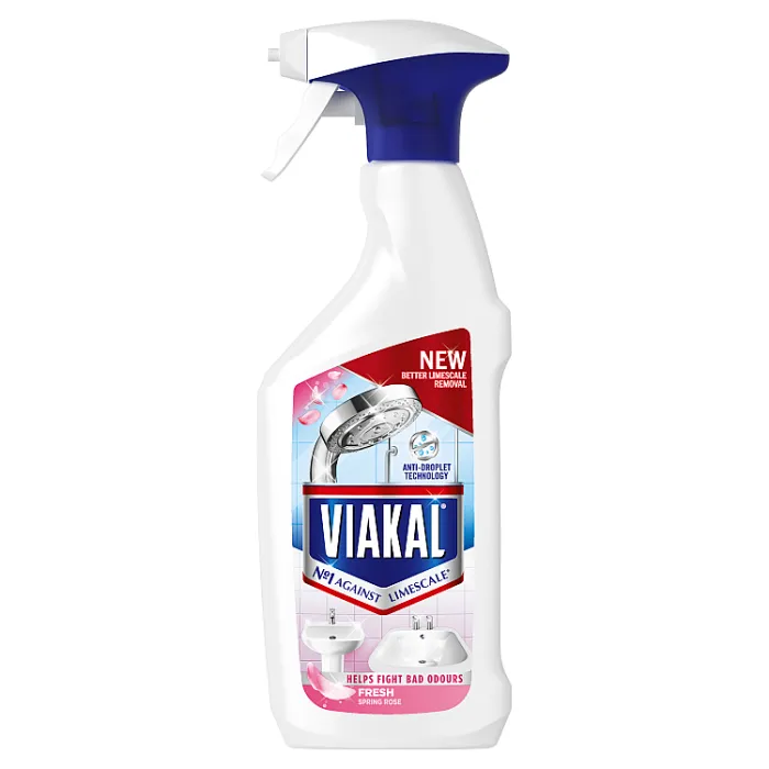 Viakal Fresh Scent Limescale Remover Spray Spring Rose 500ml
