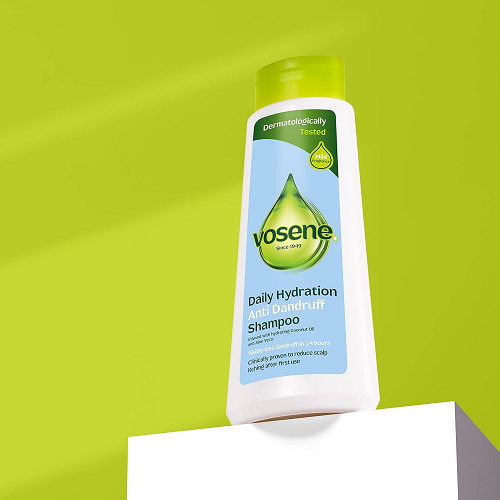 Vosene Daily Hydration Anti Dandruff Shampoo 500ml