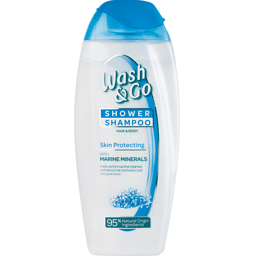 Wash & Go Shower Shampoo With Marine Minerals 250ml 