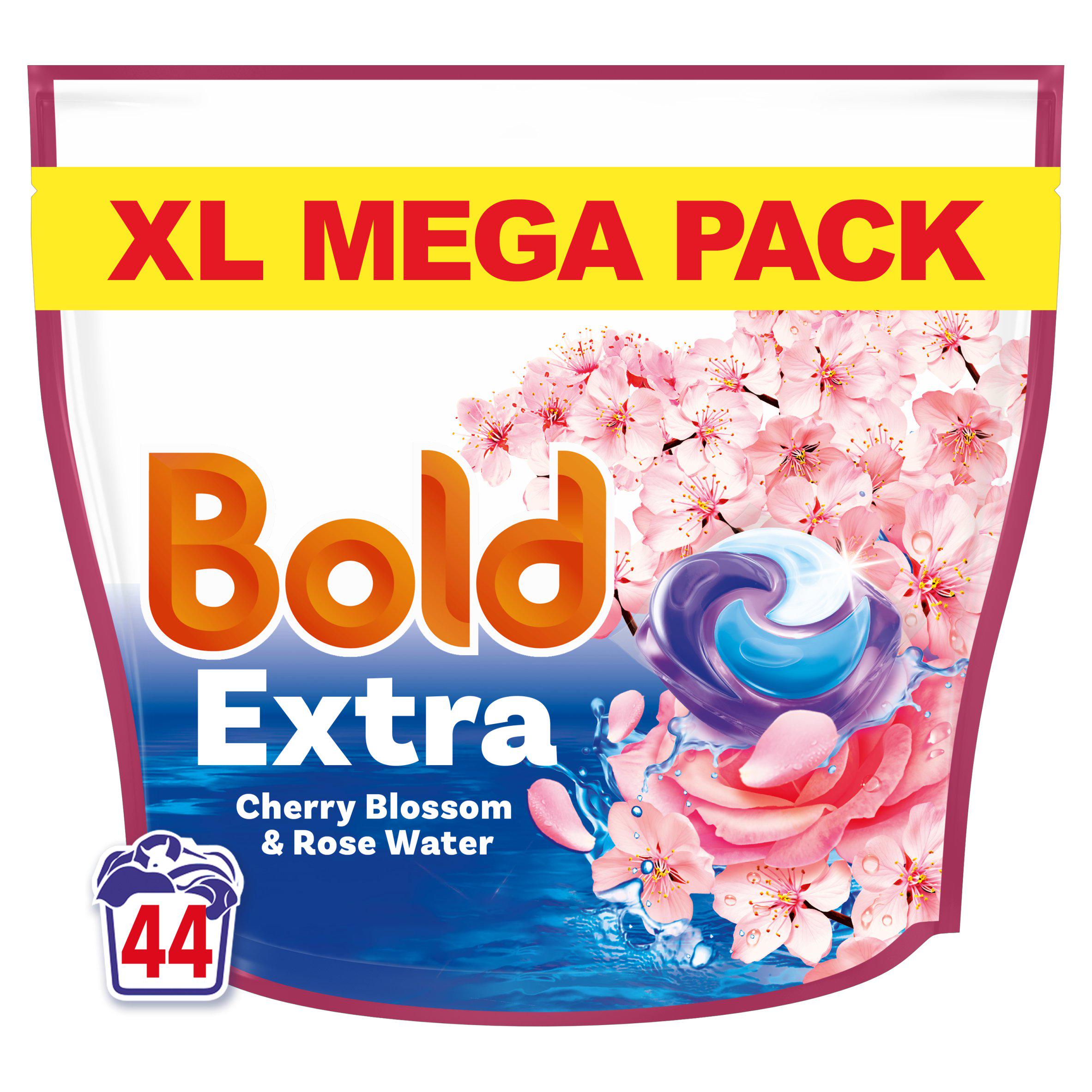 Bold Cherry Blossom And Rose Water Laundry Pods 44 Washes 