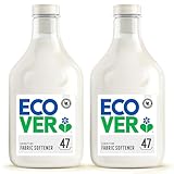 Ecover Zero Fabric Softener for Sensitive Skin, Baby Fabric Conditioner, Dermatologically Tested, 2 x 47 Washes