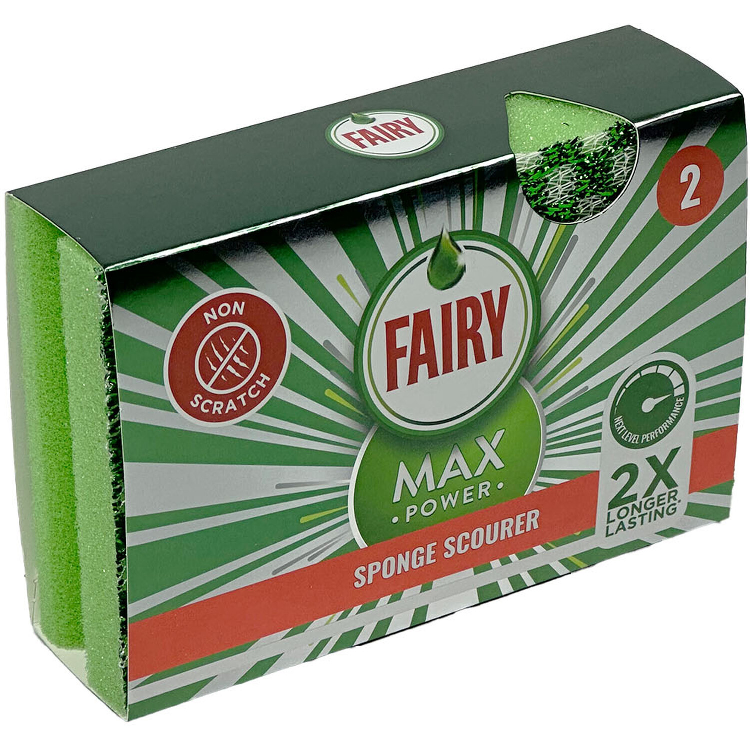 Fairy Max Power Sourer Sponge 2 Pack