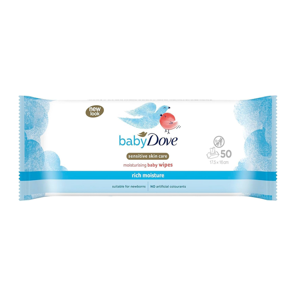 Dove Baby Wipes Rich Moisture Sensitive Baby Wipes 50pk
