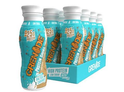 Grenade Chocolate Salted Caramel Protein Shake 330ml x 8