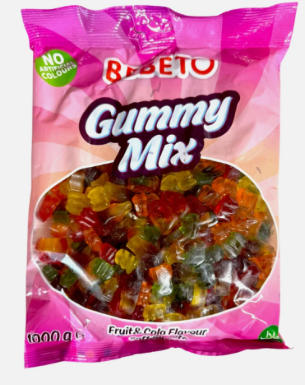 Bebeto Gummy Mix Pick & Mix Sweets – 1kg Bag