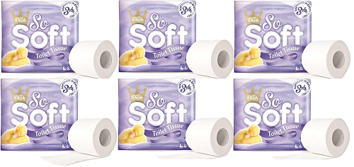 Little Duck So Soft Classic Comfort Toilet Rolls 3 Ply 6 x 9 Pack = 54 Rolls