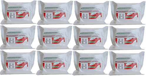 Stenago Alcohol Antibacterial Wipes  12 x 20 Pack = 240 Wipes in Total