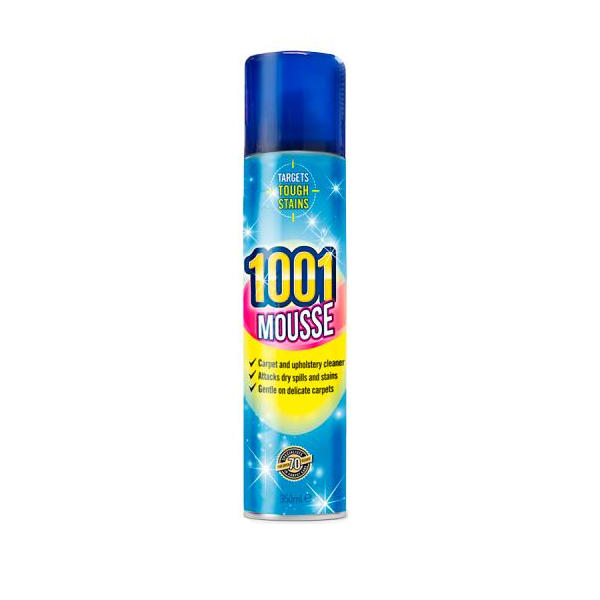 1001 Mousse Carpet And Upholstery Cleaner 350ml