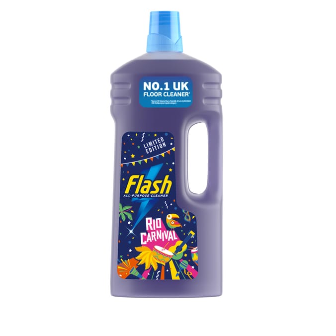 Flash All Purpose Floor Cleaner, Rio Carnival Fragrance (6 x 1.5L)