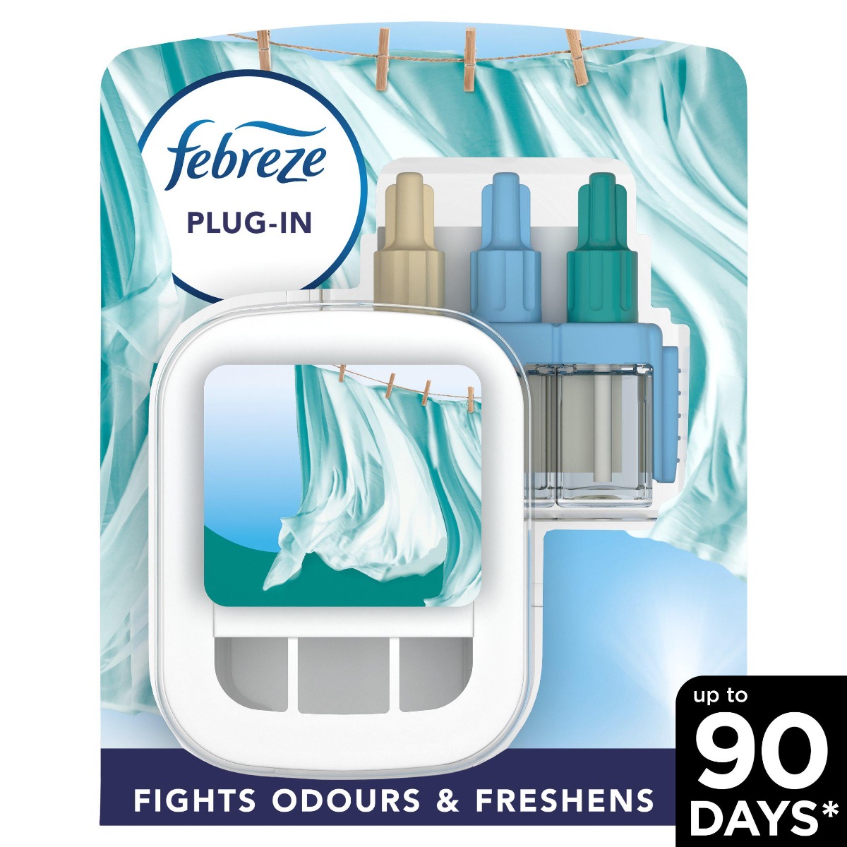Febreze 3Volution Air Freshener Plug In Starter Kit Fresh Linen 20ML
