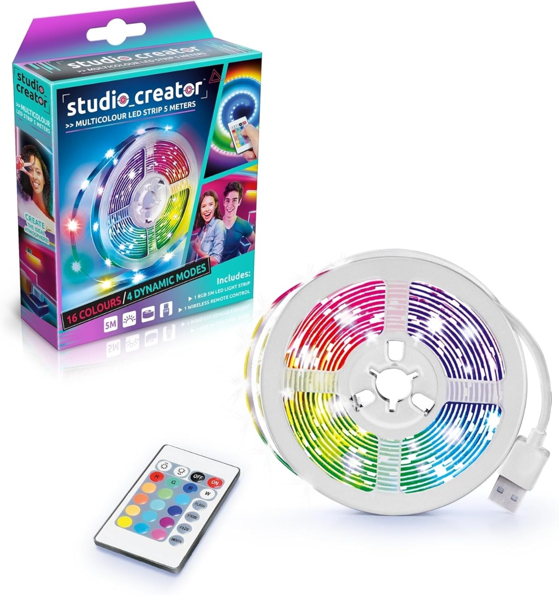 Studio Creator LED Colour Strip Light, 5M