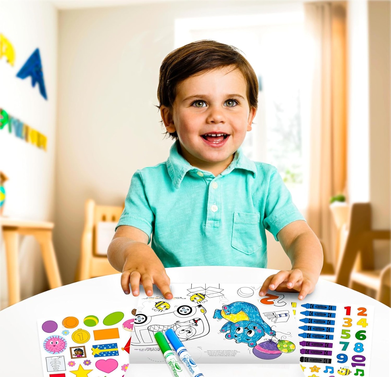 Crayola Lil Learners Activity Set Colouring & Stickers 3+ Arts Crafts Kids Gift