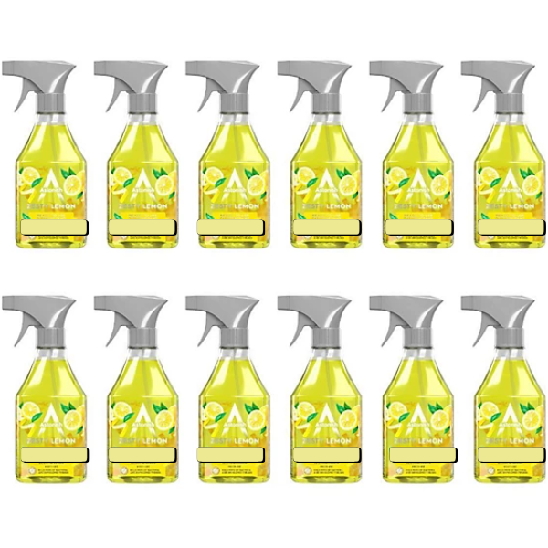 Astonish Disinfectant Spray Ready to Use Zesty Lemon Trigger Spray  12 x 550ml