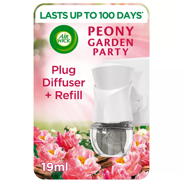 Air Wick Electrical Plug In Kit, Peony Garden Party - Holder & 1 Refill