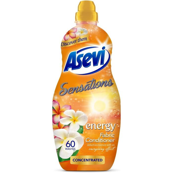 Asevi Sensations Energy Fabric Conditioner Liquid 60 Washes