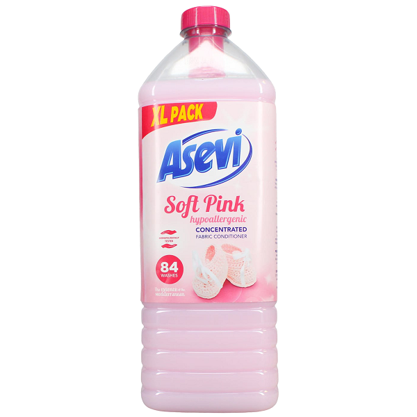  Asevi Soft Pink Fabric Conditioner Concentrated 84 Wash 