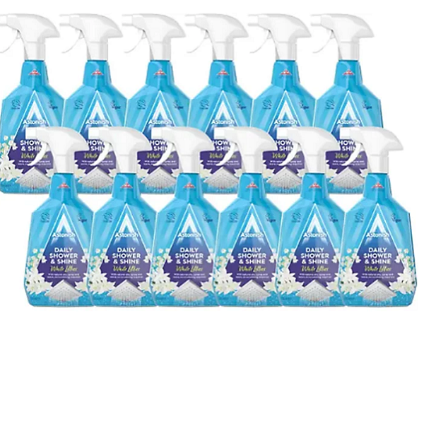Astonish Daily Shower & Shine White Lilies 12 x 750ml