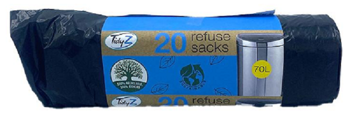 Tidy Z 20 Refuse Sacks 70L